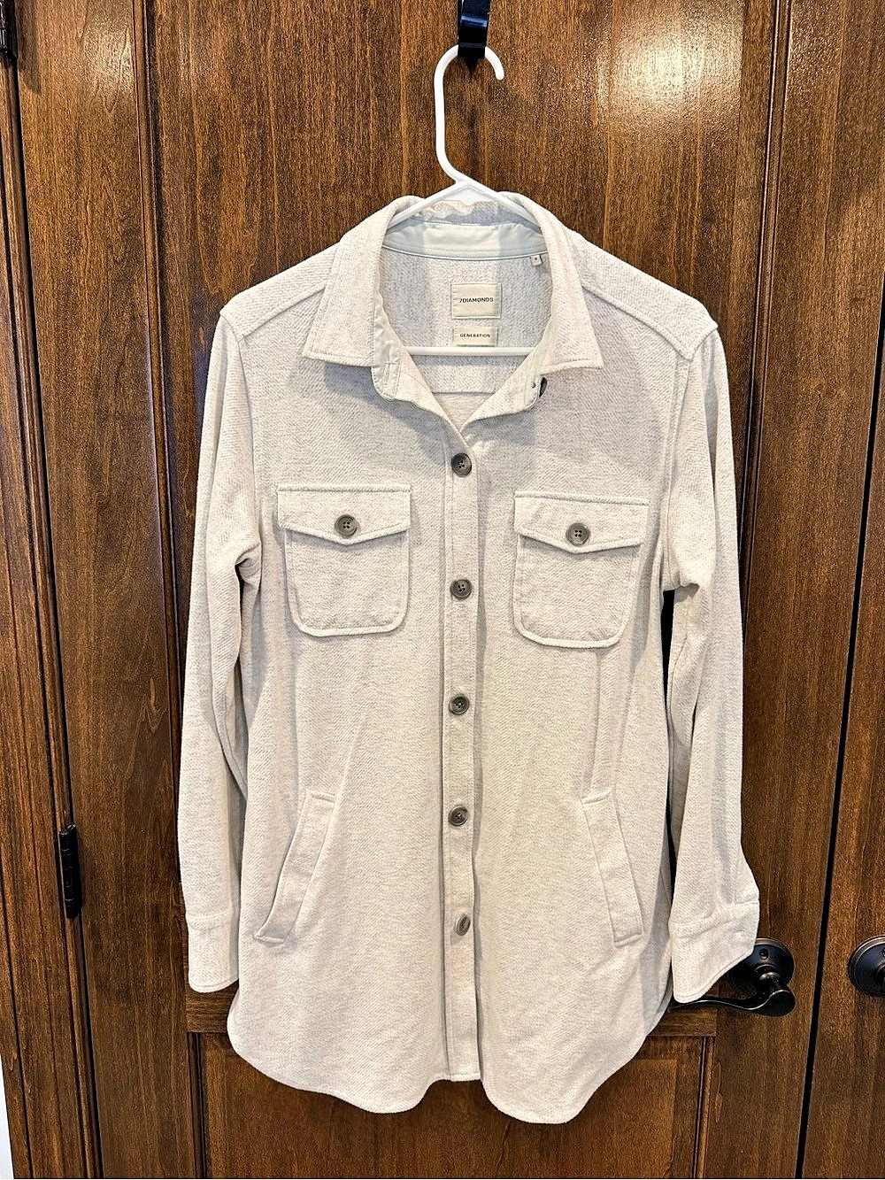 7DIAMONDS Generation Utility Jacket White Size Small Like New